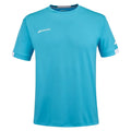 Men's Crew Neck Tennis Top Cyan Blue-Apparel-Babolat-, [current_file_name-Tennis Express