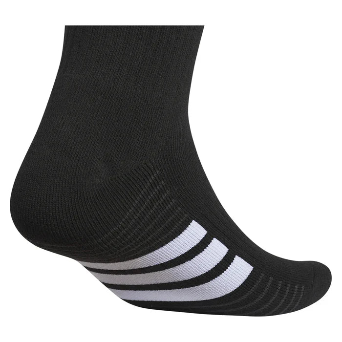 Men's Cushioned 4.0 Crew Socks 3 Pack Black and White