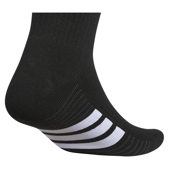 Men's Cushioned 4.0 Crew Socks 3 Pack Black and White