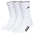 Men's Cushioned 4.0 Crew Socks 3 Pack White and Black
