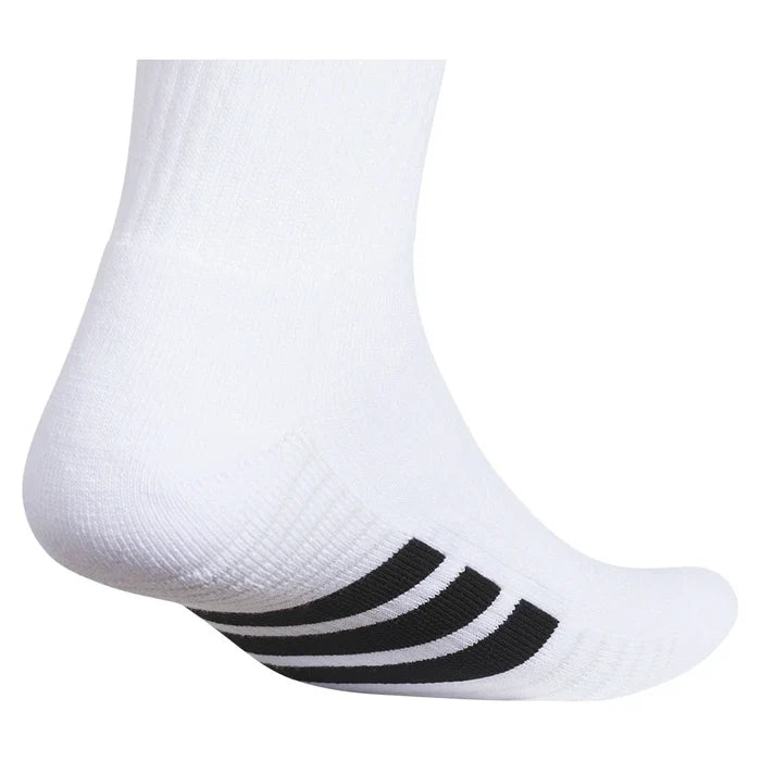 Men's Cushioned 4.0 Crew Socks 3 Pack White and Black