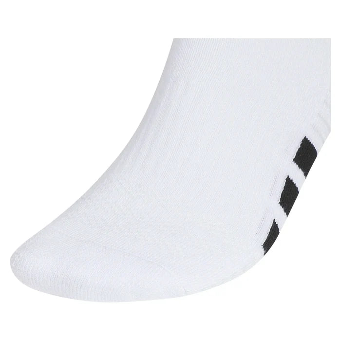 Men's Cushioned 4.0 Low Cut Socks 3 Pack White and Black