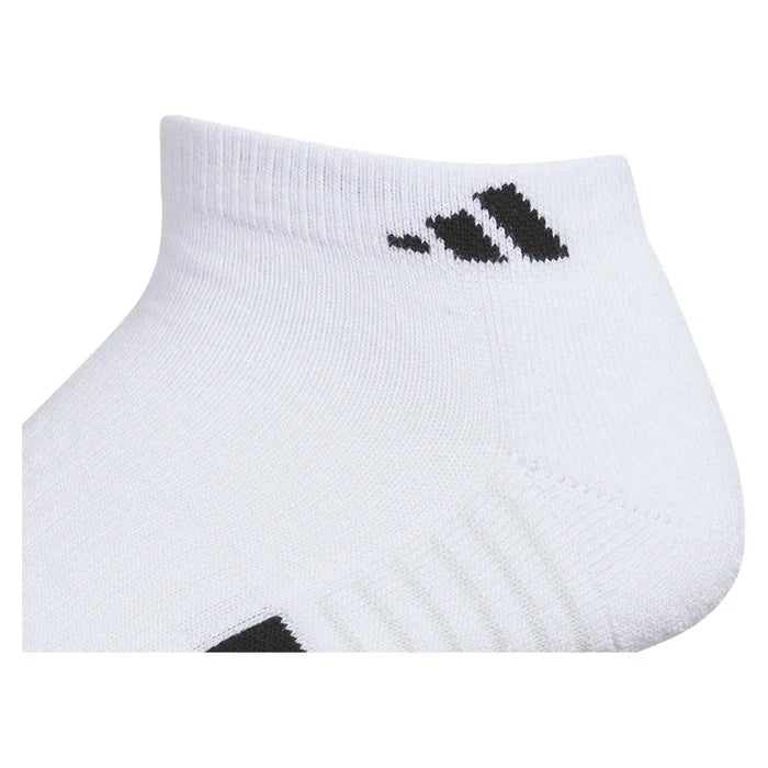 Men's Cushioned 4.0 Low Cut Socks 3 Pack White and Black