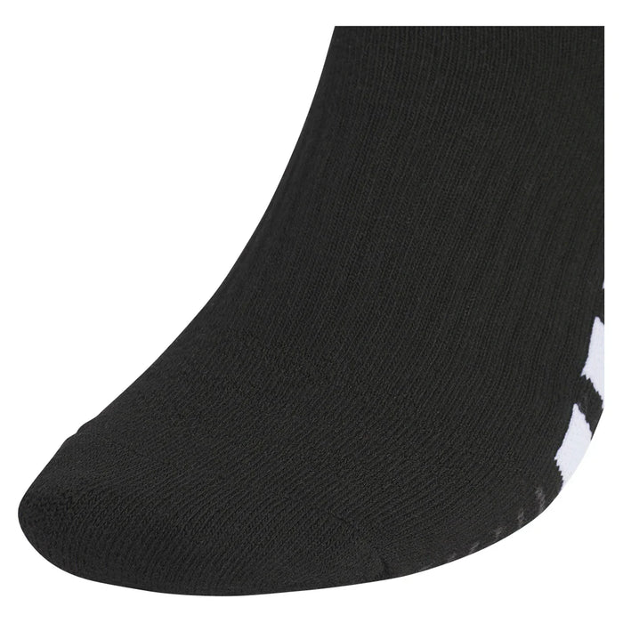 Men's Cushioned 4.0 No Show Socks 3 Pack Black and White