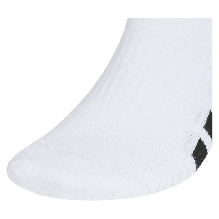 Men's Cushioned 4.0 No Show Socks 3 Pack White and Black