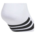 Men's Cushioned 4.0 No Show Socks 3 Pack White and Black