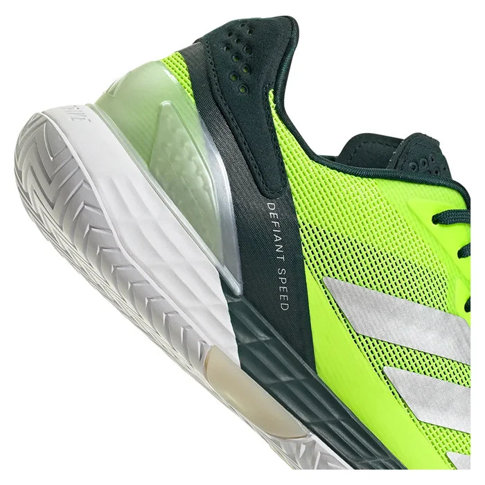 Men's Defiant Speed 2 Court Shoes Lucid Lemon and Silver Metallic