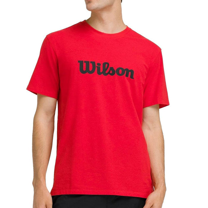 Men's Easy Street Tee Infrared and Classic Navy
