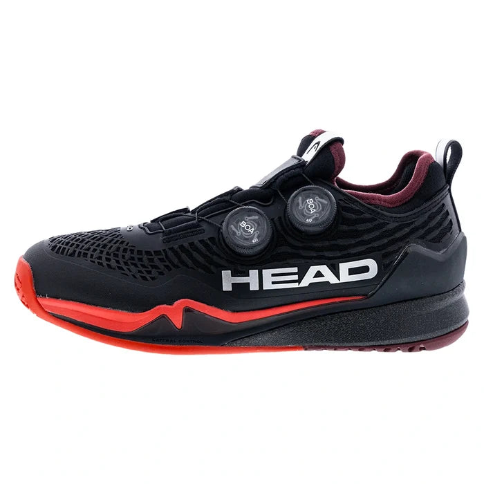 Men's Endure Pro BOA Shoes Dark Black and Red