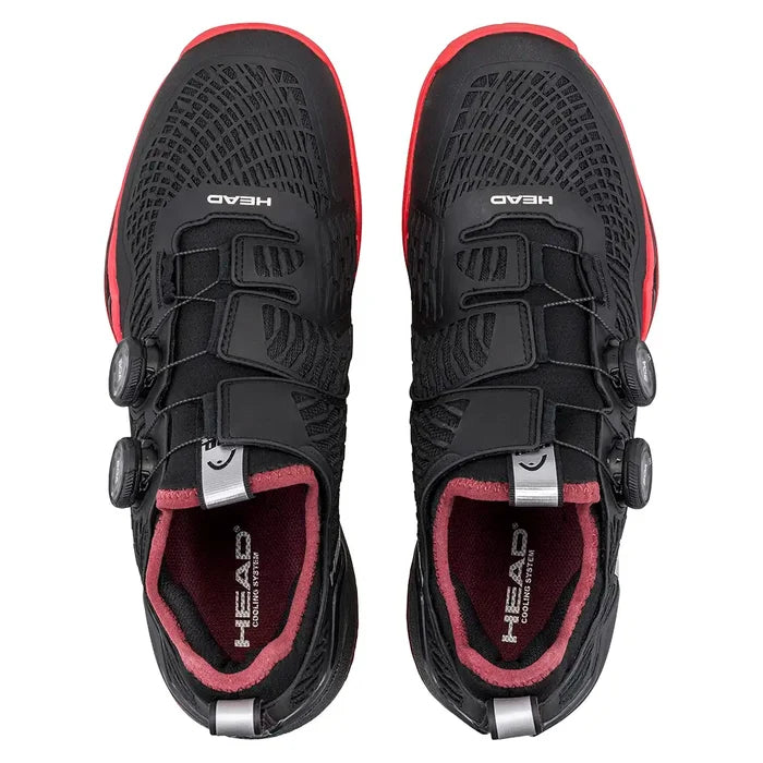 Men's Endure Pro BOA Shoes Dark Black and Red