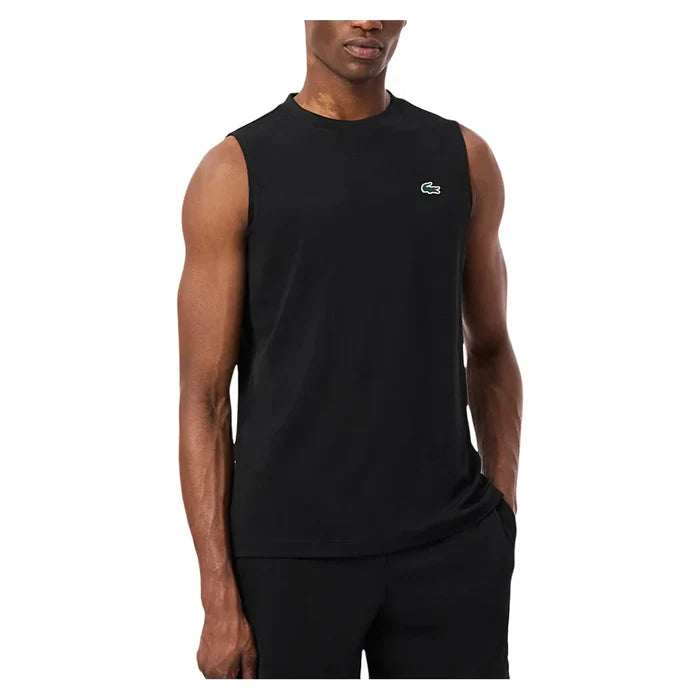 Men's Essentials Sleeveless Tennis Top-Apparel-Lacoste-TH0180-031-Tennis Express