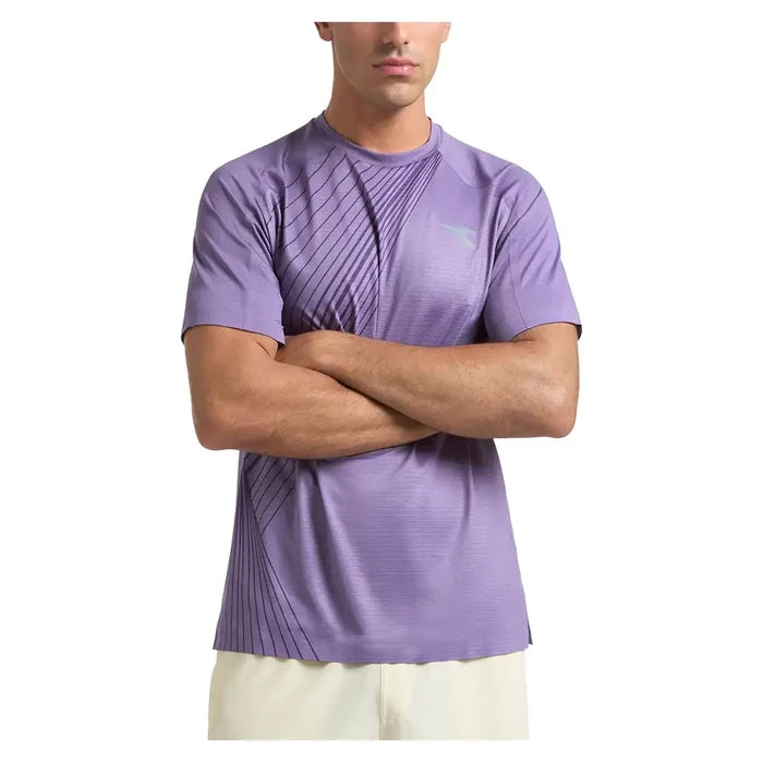 Men's Fibrazero Short Sleeve Top Violet Grape Compote