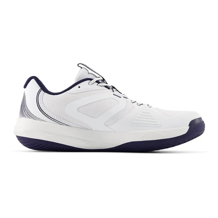 Men's FuelCell 796v5 2E Width Court Shoes NB 103 White and Team Navy