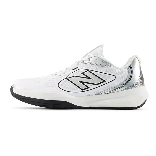Men's FuelCell 796v5 2E Width Court Shoes White and Black