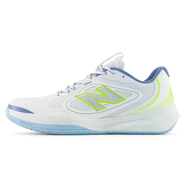 Men's FuelCell 796v5 2E Width Pickleball Shoes NB 103 White and Alkaline Green