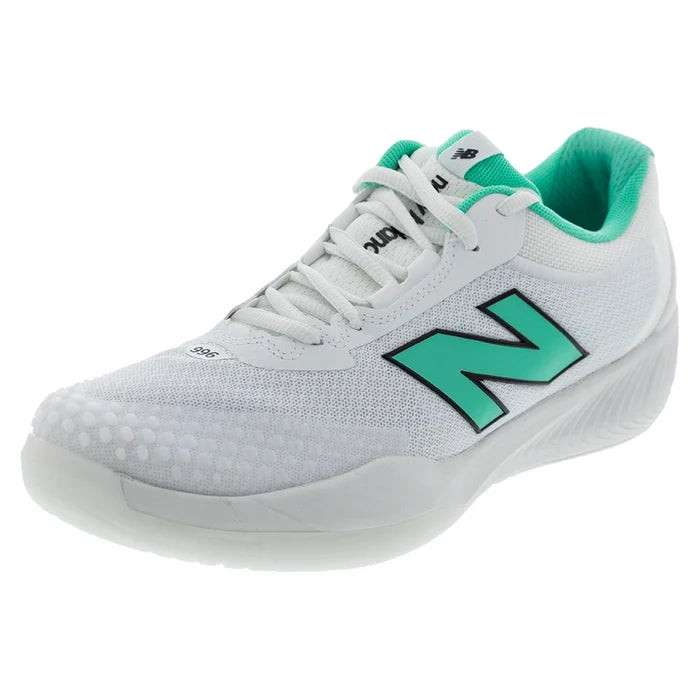 Men's FuelCell 996v6 2E Width Court Shoes NB 103 White and Deep End