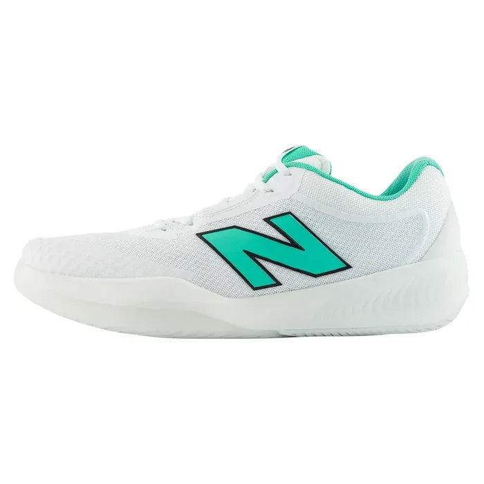 Men's FuelCell 996v6 2E Width Court Shoes NB 103 White and Deep End