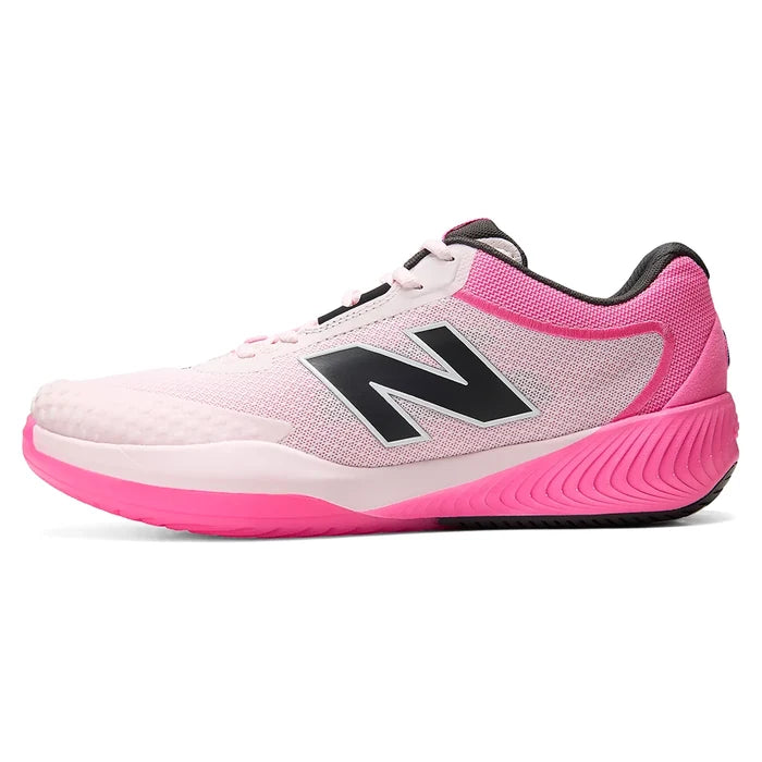 Men's FuelCell 996v6 2E Width Court Shoes Pink Heat and NB White