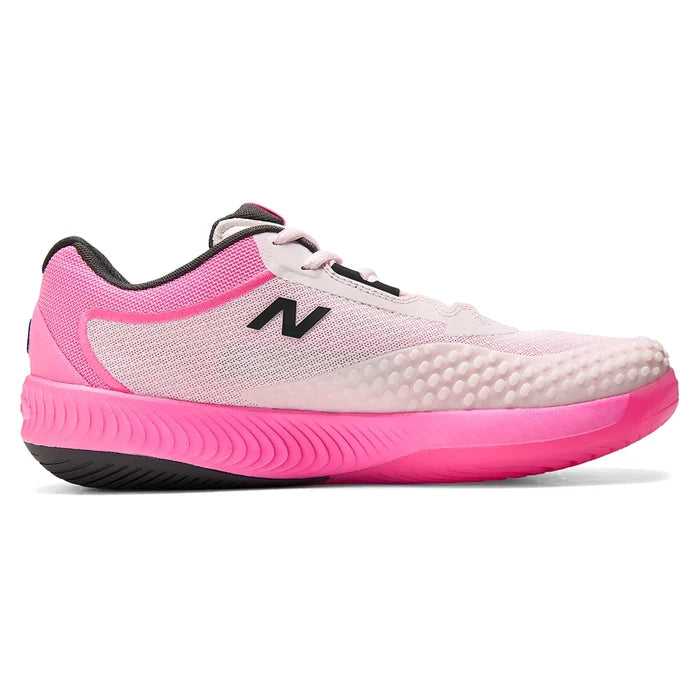 Men's FuelCell 996v6 2E Width Court Shoes Pink Heat and NB White