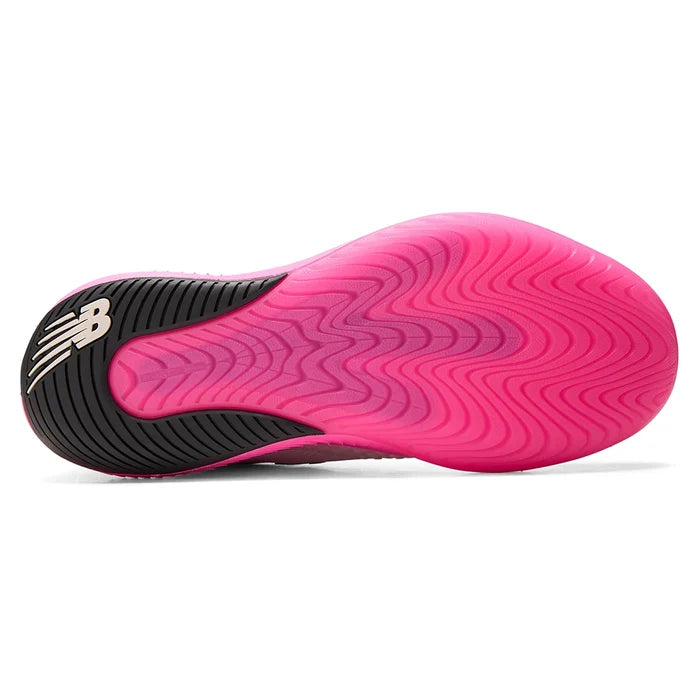 Men's FuelCell 996v6 2E Width Court Shoes Pink Heat and NB White
