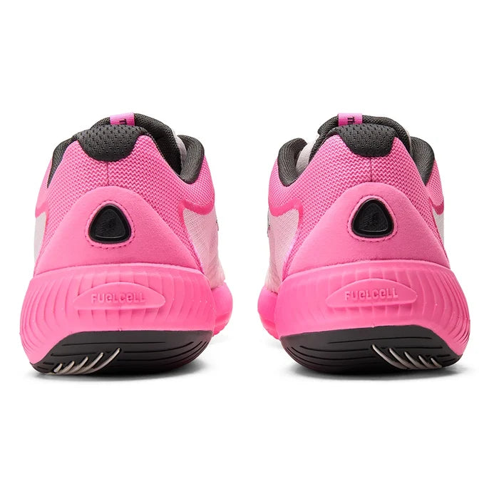 Men's FuelCell 996v6 2E Width Court Shoes Pink Heat and NB White