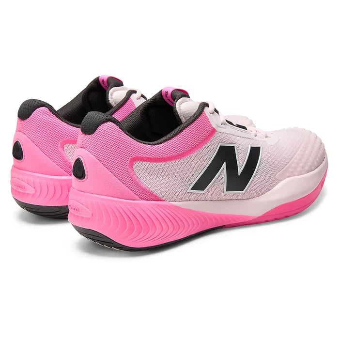 Men's FuelCell 996v6 2E Width Court Shoes Pink Heat and NB White