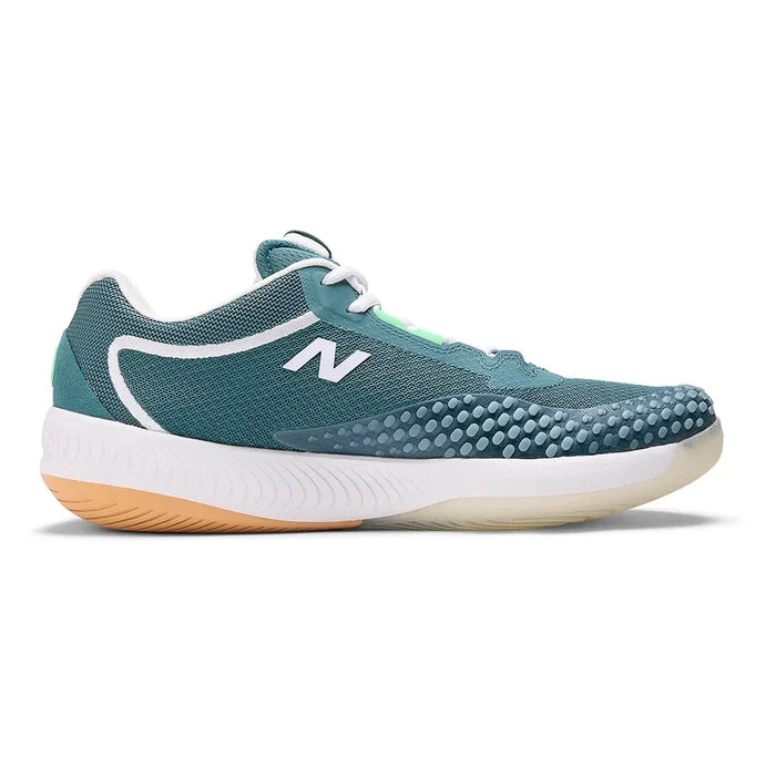Men's FuelCell 996v6 D Width Court Shoes New Spruce and White