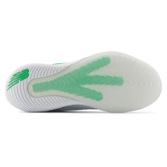 Men's FuelCell 996v6 D Width Court Shoes White and Green Apple