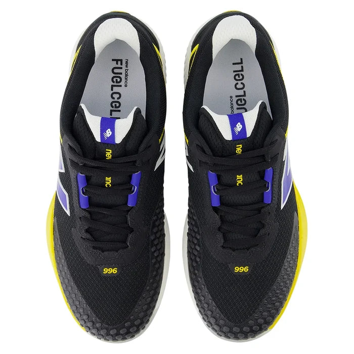 Men`s FuelCell 996v6 D Width Shoes Black and Blue Gemstone