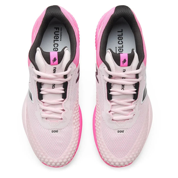 Men's FuelCell 996v6 D Width Shoes Pink Heat and NB White