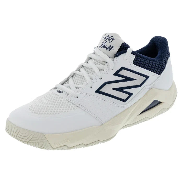 Men's FuelCell Delray D Width Shoes White and Navy