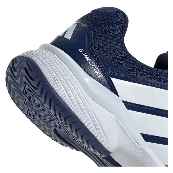 Men's GameCourt 3 Shoes Dark Blue and White