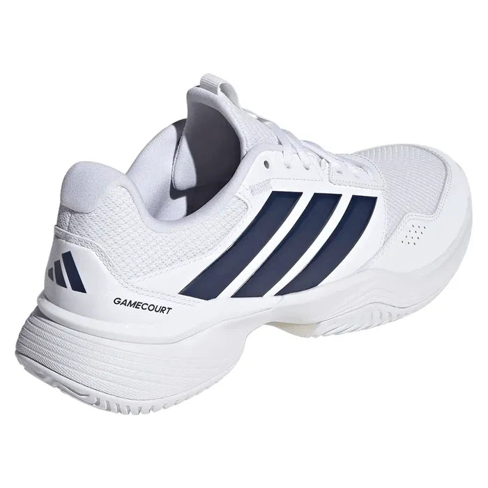 Men's GameCourt 3 Shoes White and Dark Blue