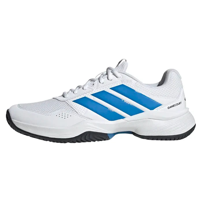 Men's GameCourt 3 Shoes White and Lucid Ray Blue