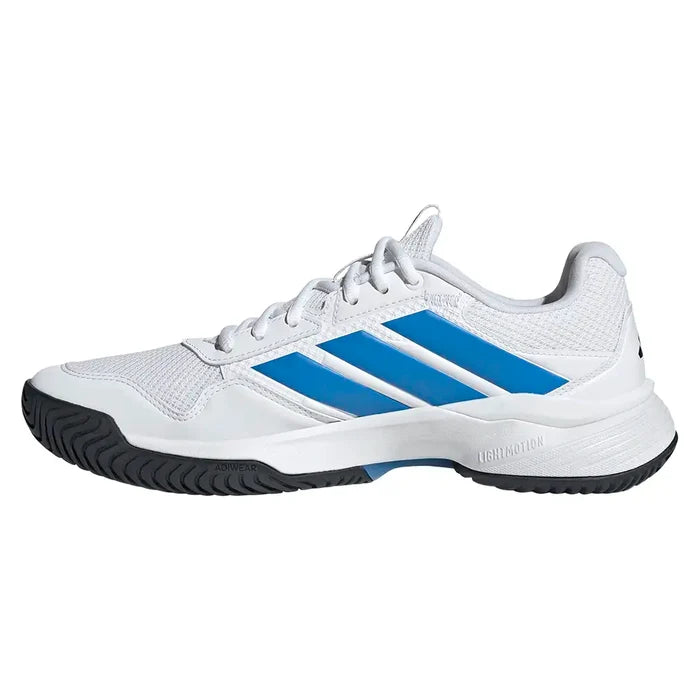 Men's GameCourt 3 Shoes White and Lucid Ray Blue