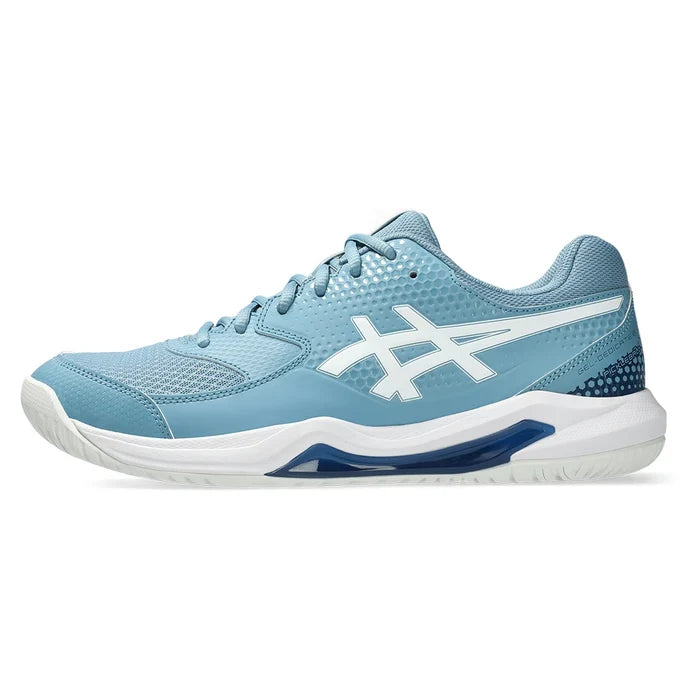 Men's GEL-Dedicate 8 Pickleball Shoes Saba Blue and White