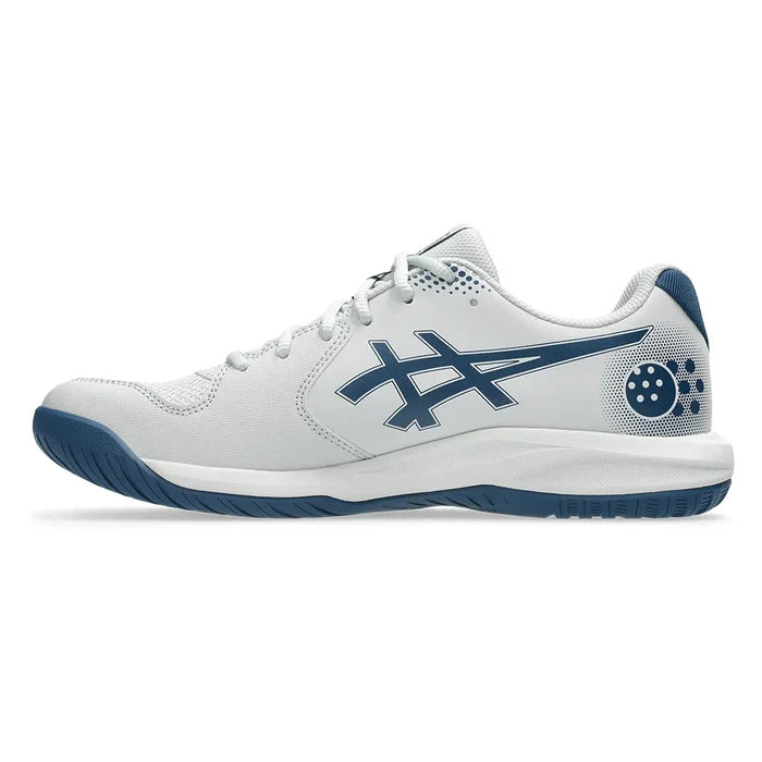 Men's GEL-Dedicate 9 Pickleball Shoes Concrete and Mako Blue