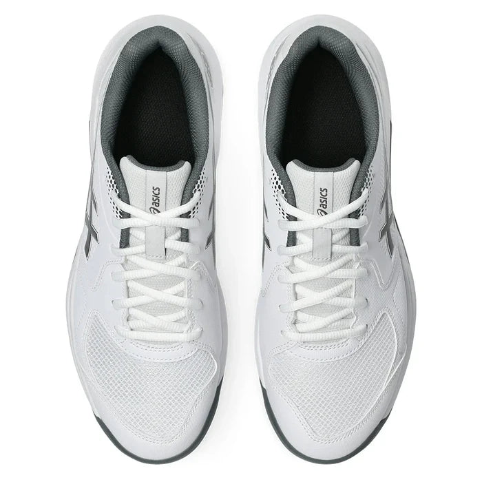 Men's GEL-Dedicate 9 Pickleball Shoes White and Gunmetal
