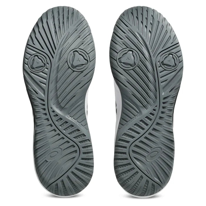 Men's GEL-Dedicate 9 Pickleball Shoes White and Gunmetal