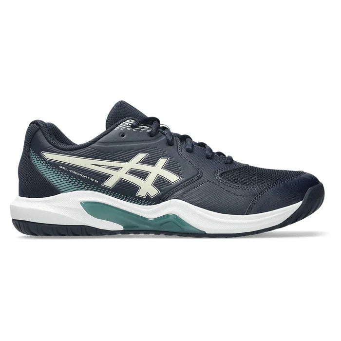 Men's GEL-Dedicate 9 Wide Shoes Midnight and Oatmeal