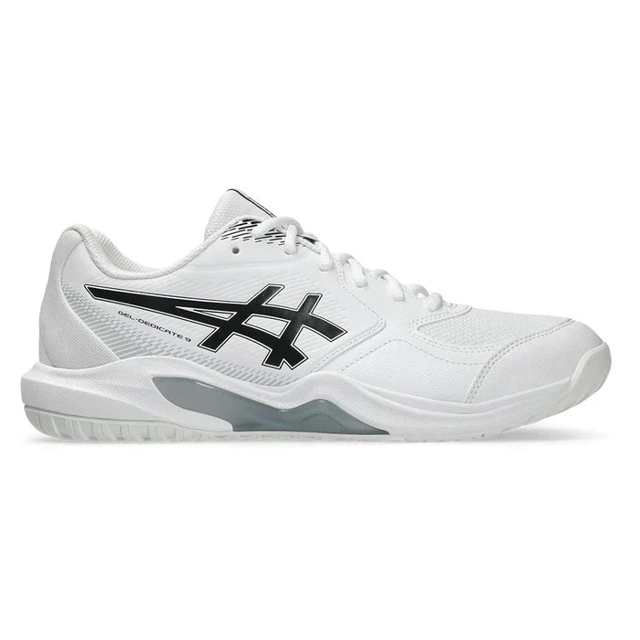 Men's GEL-Dedicate 9 Wide Shoes White and Black