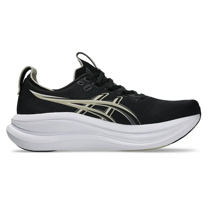 Men's Gel-Nimbus 28 Running Shoes Black and Feather Grey