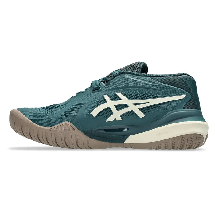 Men's GEL-Resolution X Court Shoes Saxon Green and Birch
