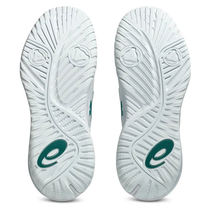 Men's GEL-Resolution X Court Shoes White and Pitch Green
