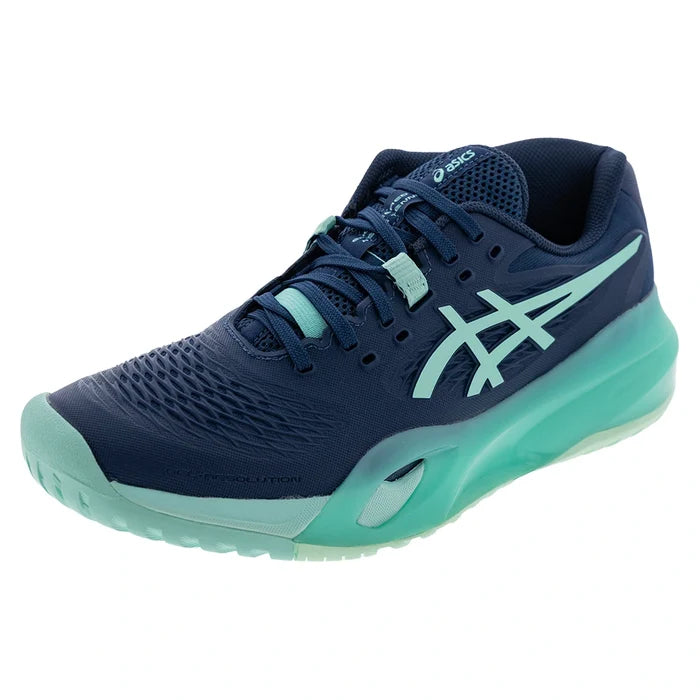 Men's GEL-Resolution X Shoes Night Sky and Illuminate Mint