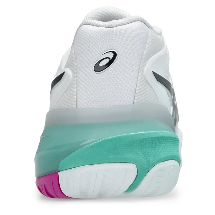 Men's GEL-Resolution X Shoes White and Aurora Green