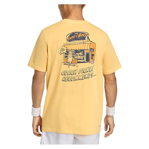 Men's Graphic Pickleball Tee Semi Impact Orange