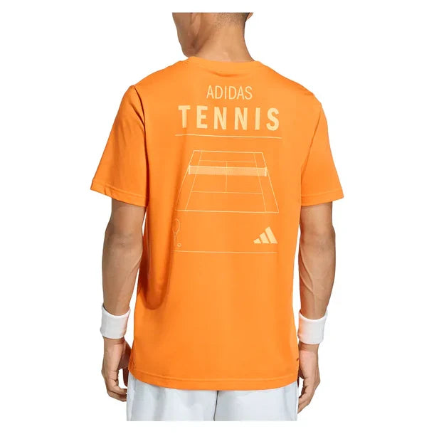 Men's Graphic Top Pure Orange