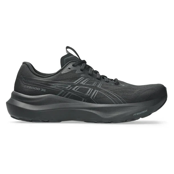 Men's GT-2000 14 Running Shoes Black and Graphite Grey