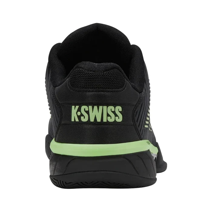 Men's Hypercourt Express 2 2E Width Court Shoes Black and Soft Green